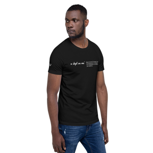 U Slept On Me Front Definition Short-Sleeve Unisex T-Shirt