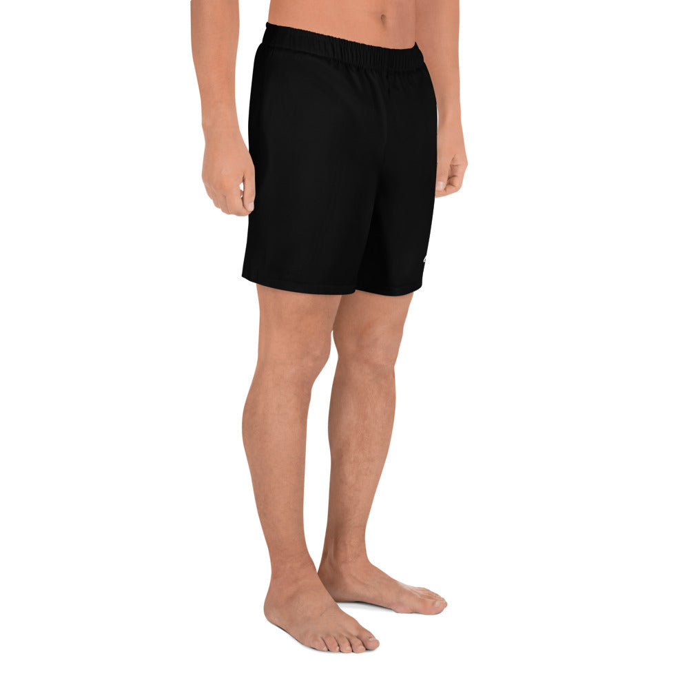 U SLEPT ON ME logo Men's Athletic Long Shorts