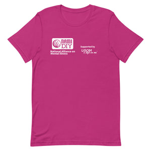NAMI, National Alliance on Mental Illness Short-Sleeve Unisex T-Shirt- more colors